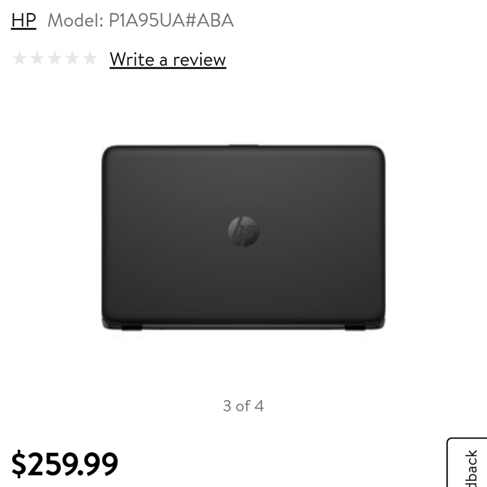 HP 15-af131dx 16in. Laptop notebook